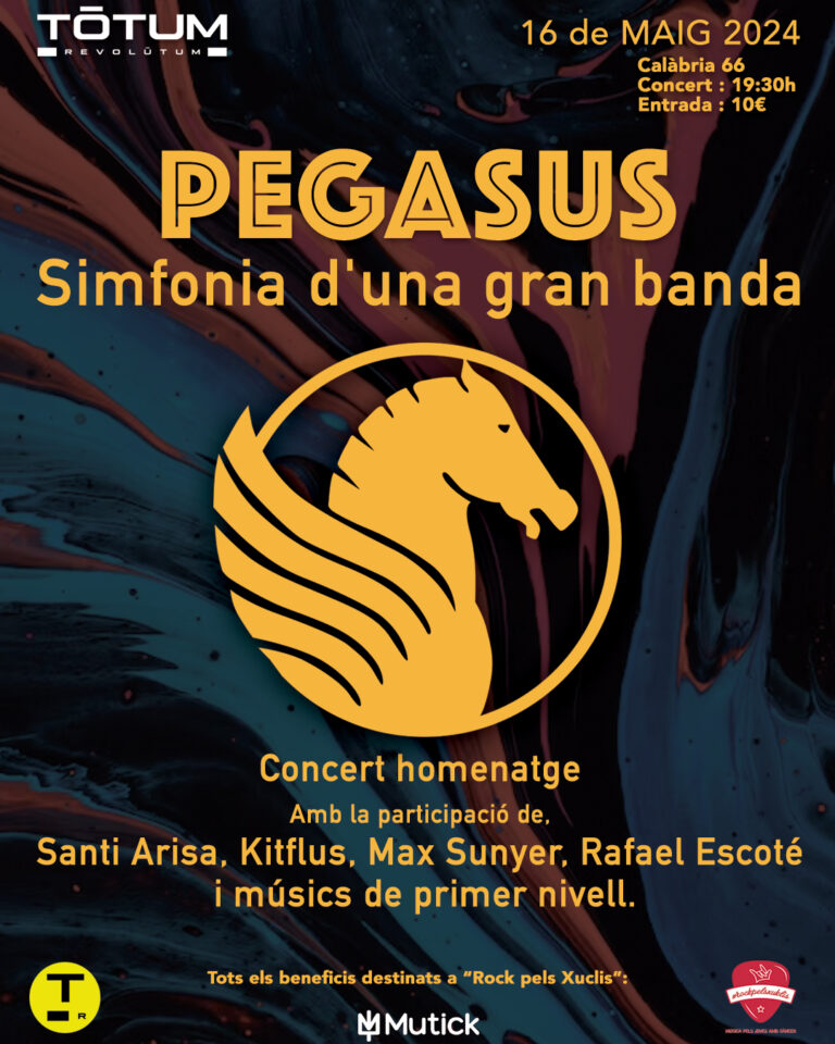 Pegasus, Simfonia d’una gran banda 16/05/2024