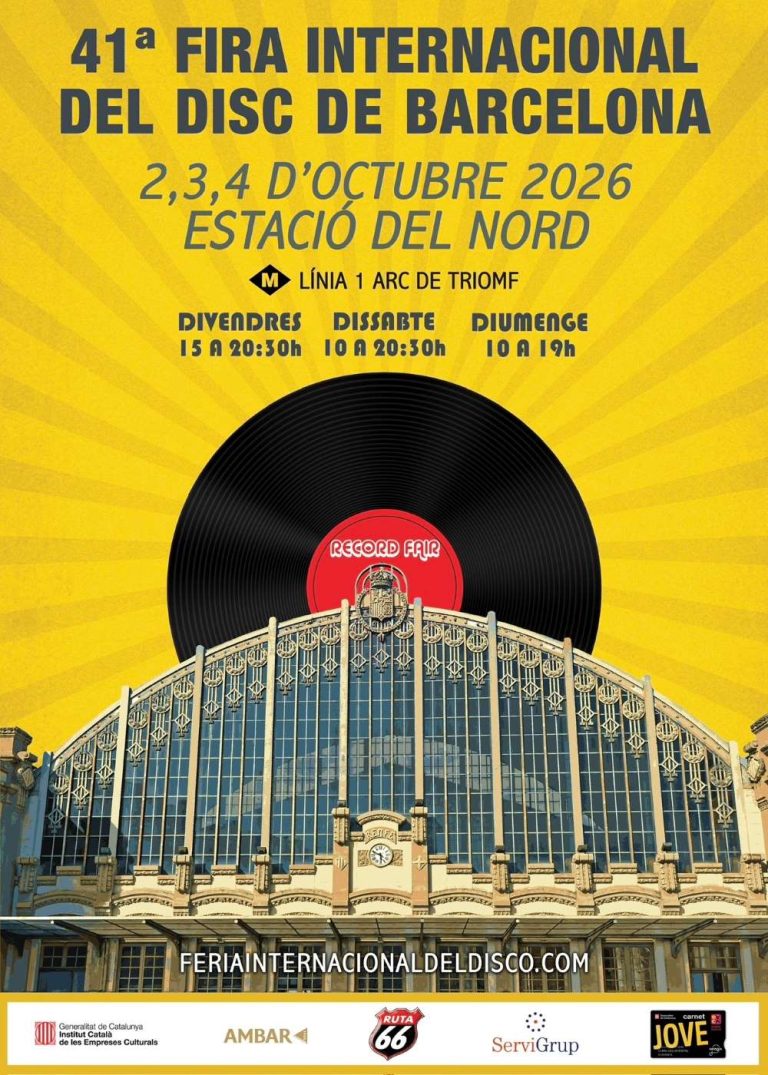 La Fira Internacional del Disc torna a l’Estació del Nord el 2, 3 i 4 d’octubre, amb 168 parades