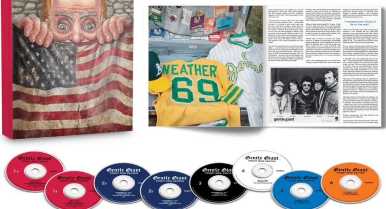 Gentle Giant - Front Row Center (US Dates 1975-1980), caixa de vuit CD de Madfish