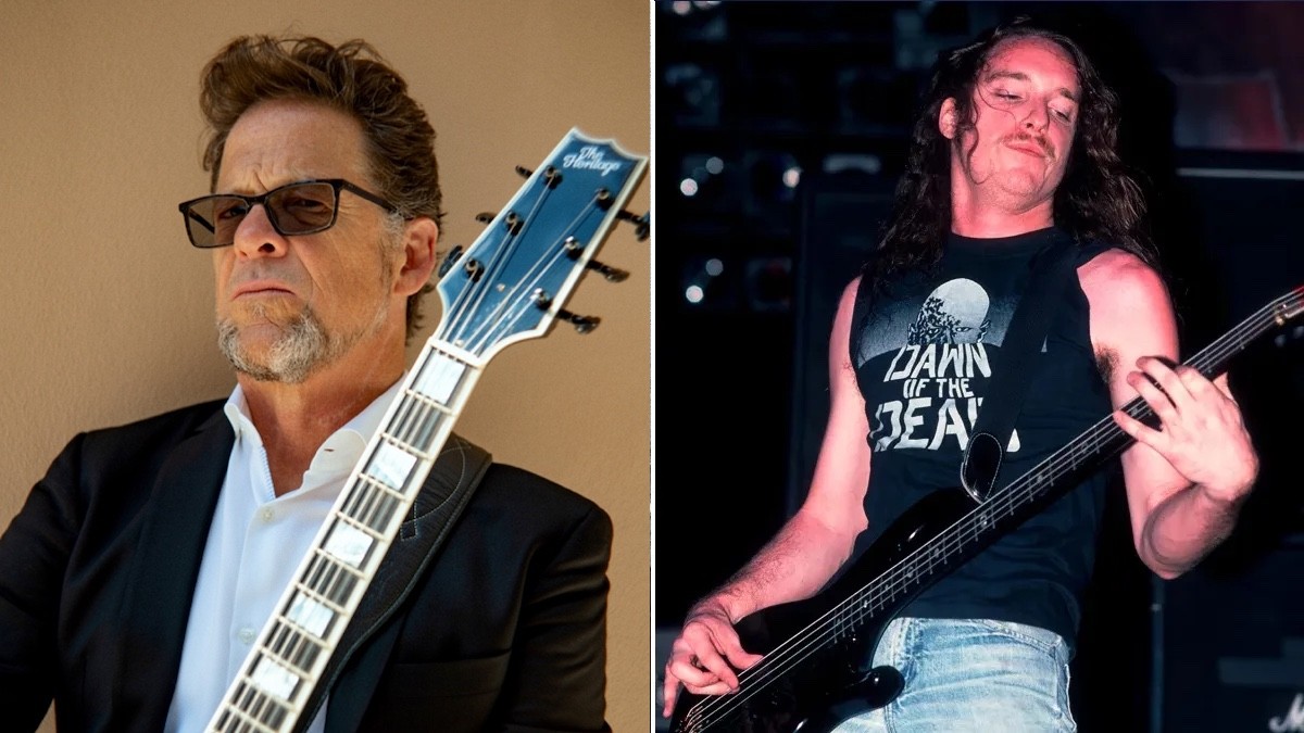 Jason Newsted i Cliff Burton, en un muntatge de Heavy Consequence