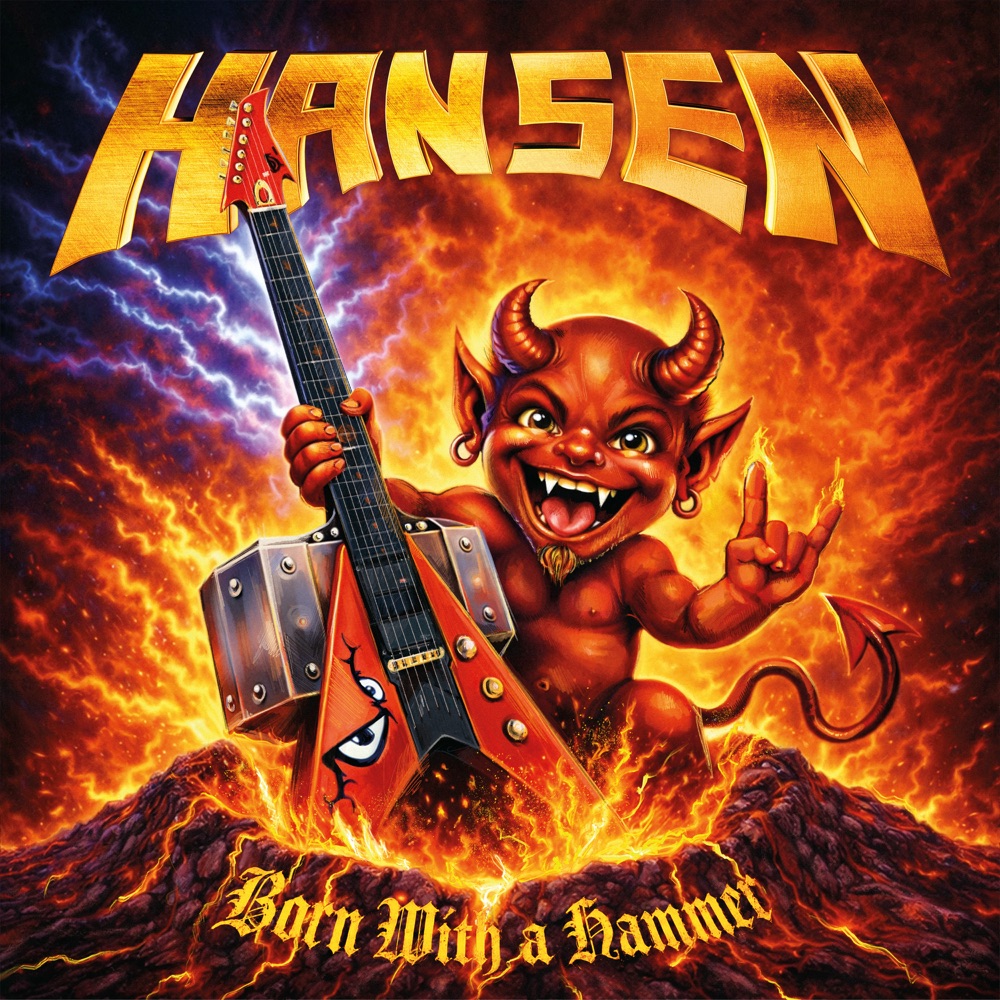 Portada de «Born With a Hammer», de Kai Hansen