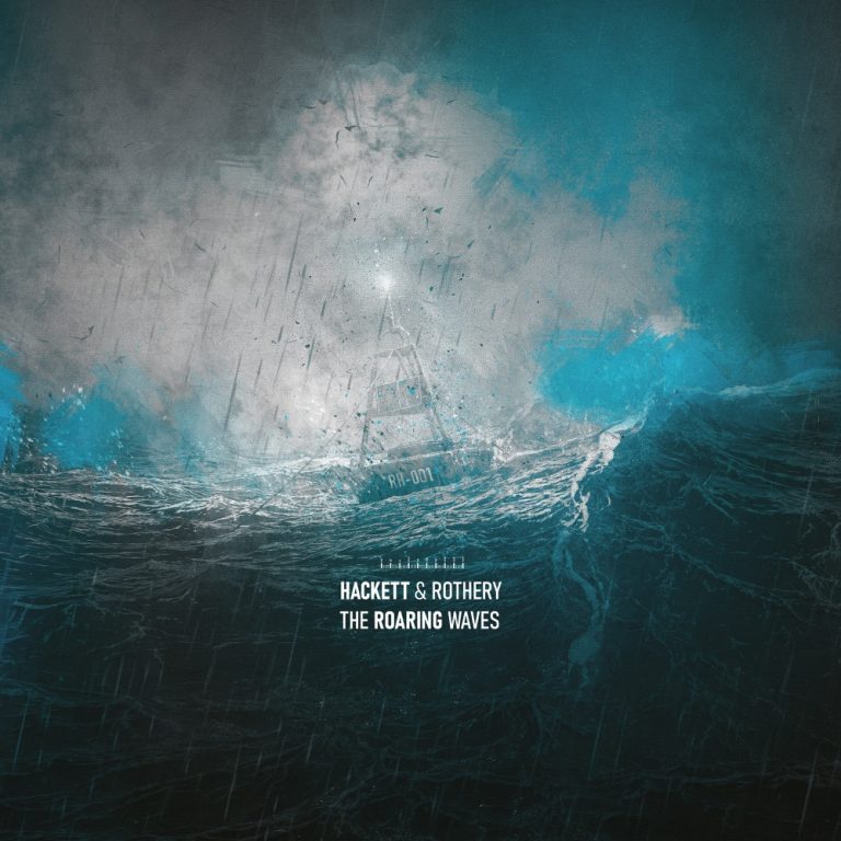 Portada de «The Roaring Waves», de Steve Hackett & Steve Rothery