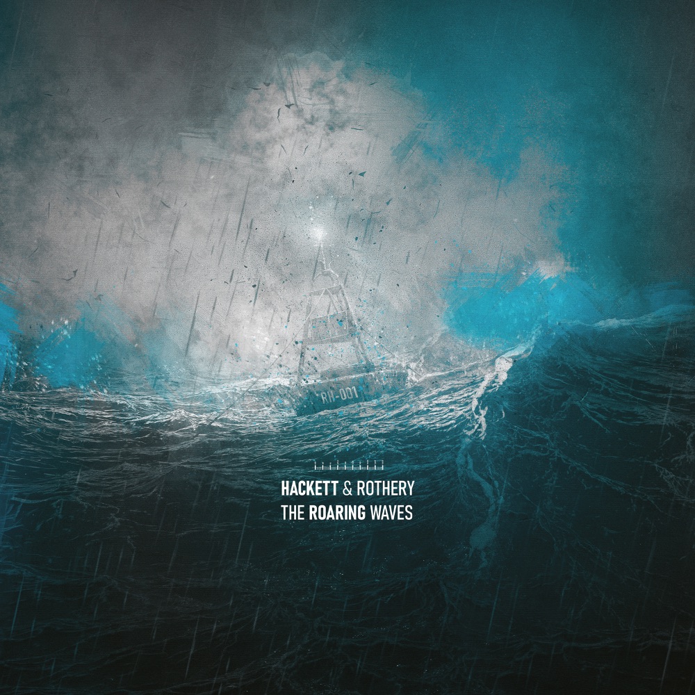 Portada de «The Roaring Waves», de Steve Hackett & Steve Rothery