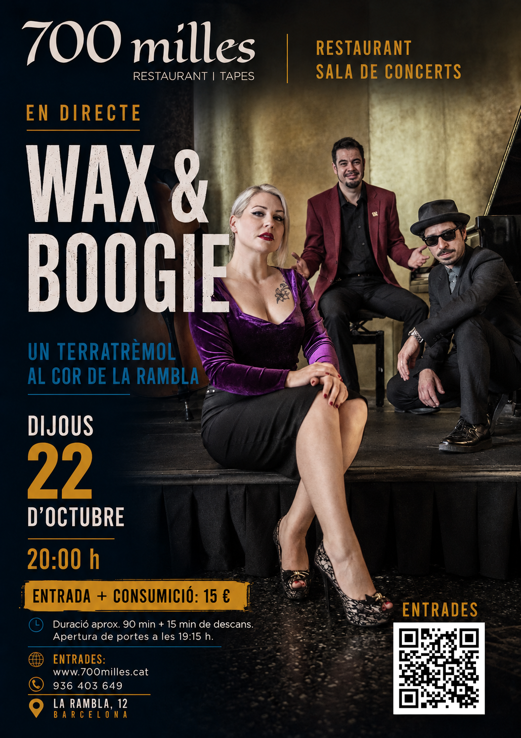 Wax & Boogie - concert a 700 Milles
