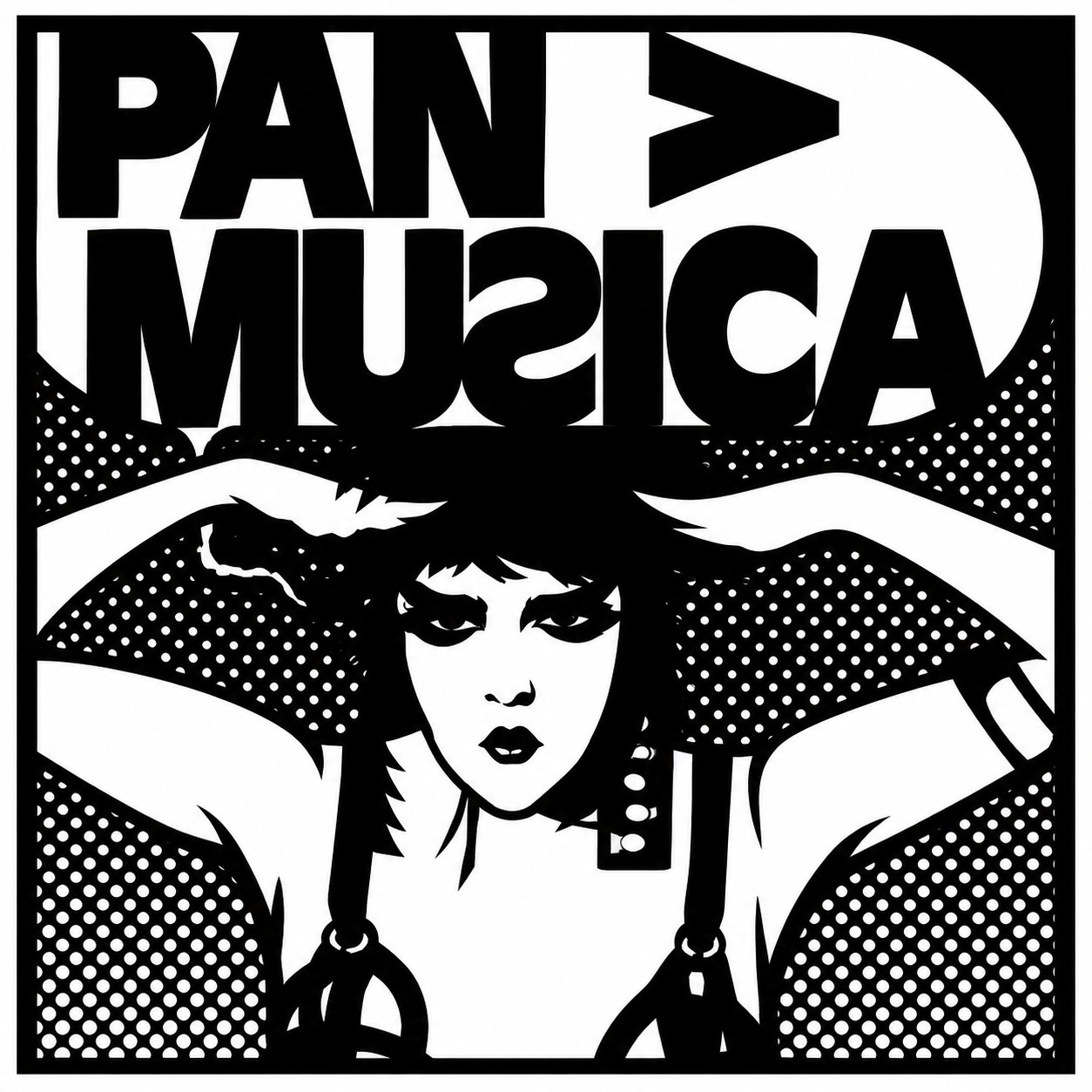 Cartell del logotip de Pan y Música