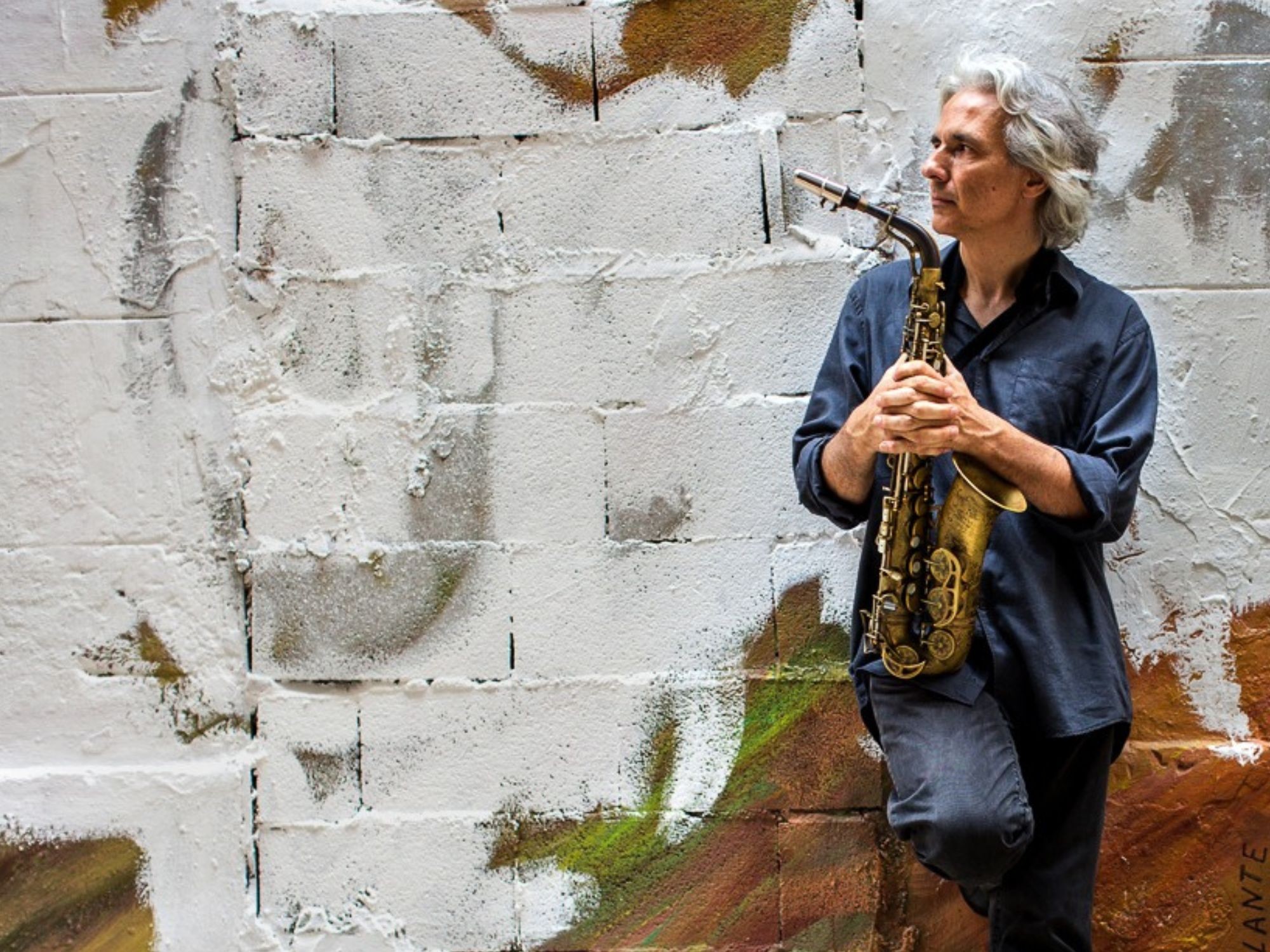 Perico Sambeat amb el saxo alt, en la fotografia que el Jamboree fa servir per al concert de l'Albert Vila Quartet