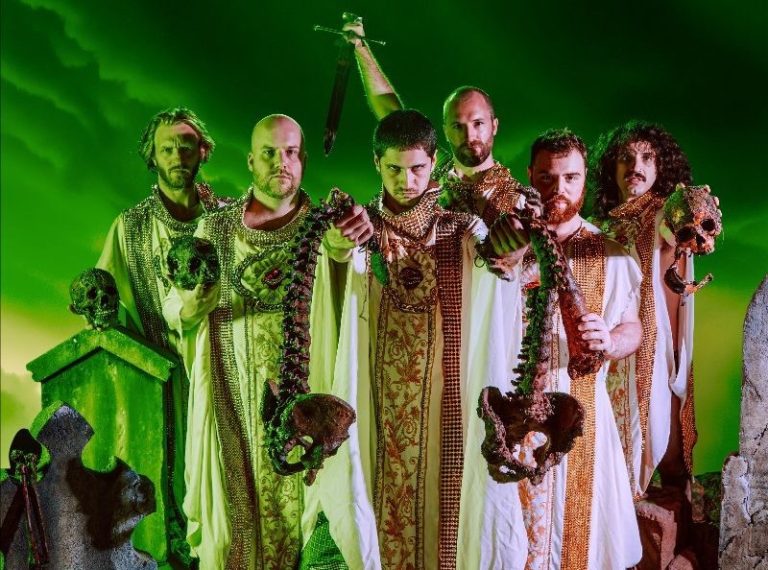 Fotografia de promoció de Battlesnake per al disc «Bogpocalypse And The Annihilation Of Lucifer»