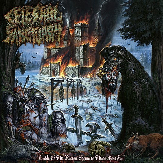 Portada de «Cradle of the Rotten, Shrine to Those Most Foul», el tercer disc de Celestial Sanctuary