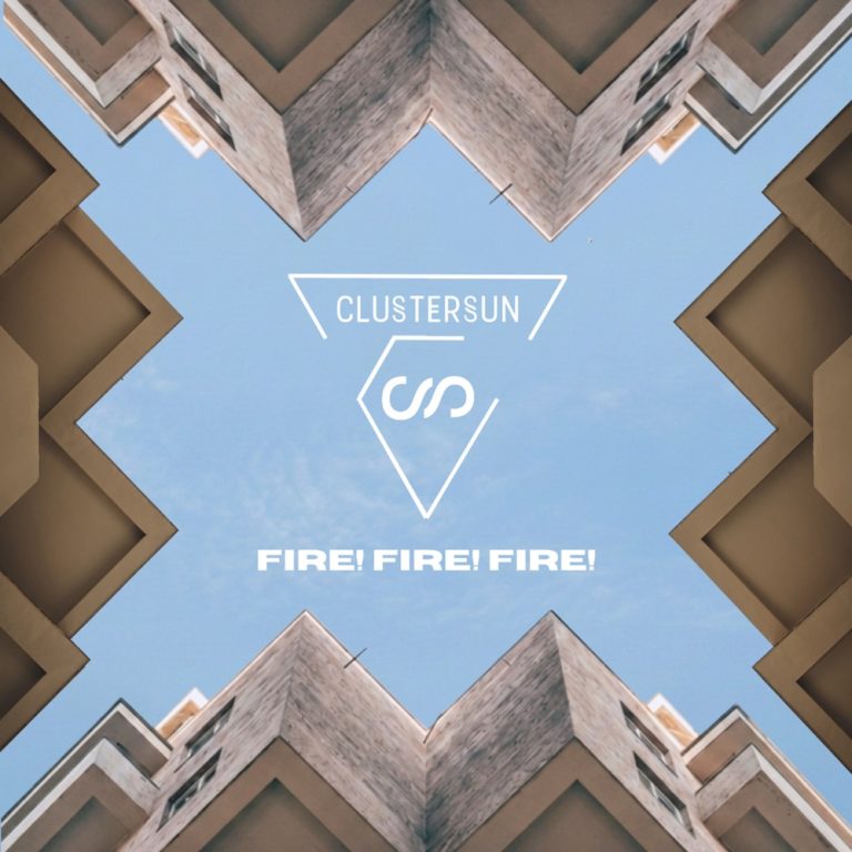 Portada de «Fire! Fire! Fire!», de Clustersun, el primer avanç d'«Anti You», el quart disc del trio de Catània