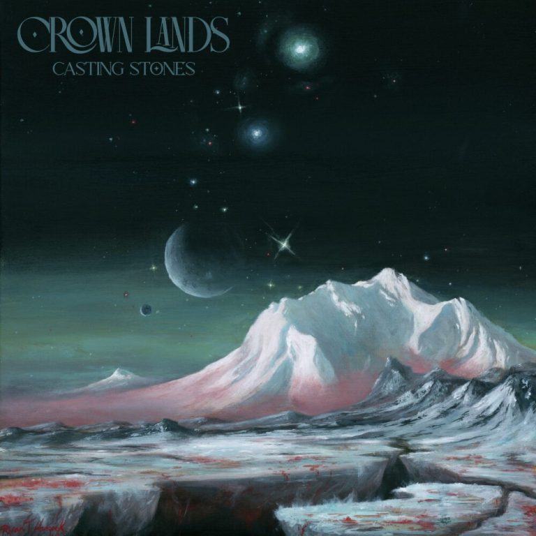 Portada de l'EP «Casting Stones», de Crown Lands, publicat el 9 d'octubre del 2026