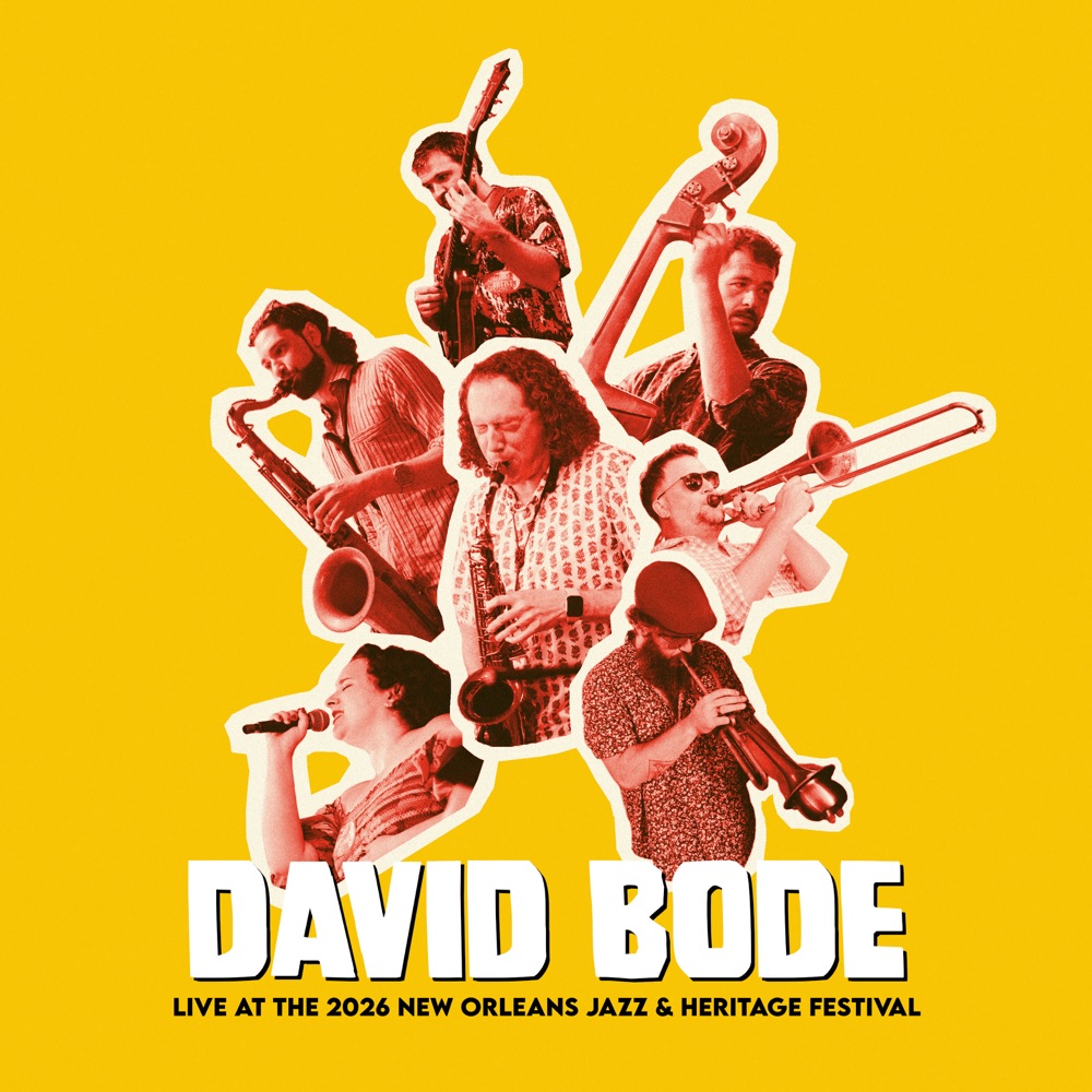 Portada de «Live at the 2026 New Orleans Jazz & Heritage Festival», de David Bode