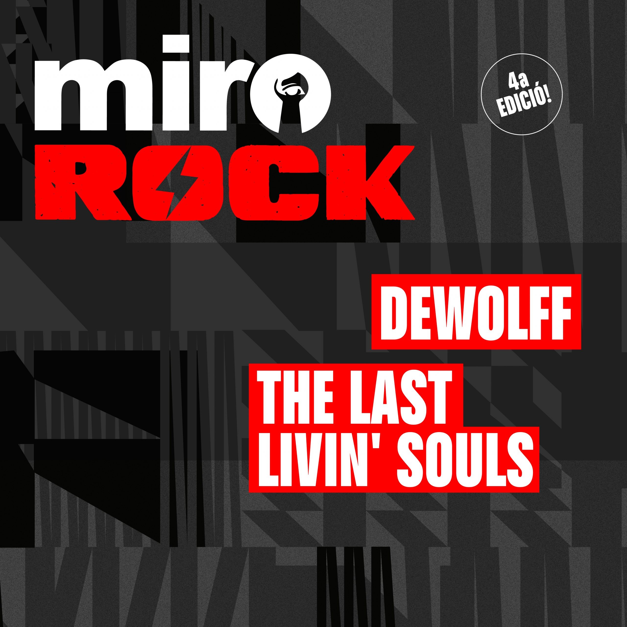 The poster for DeWolff and The Last Livin' Souls on 17 October at Sala La Mirona in Salt