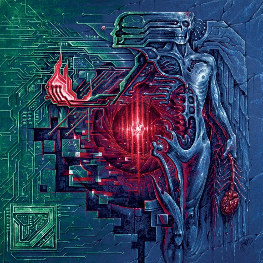 The cover of “Artifice Dissolves” by Dissimulator, artwork by Noah Cutter Meihoff
