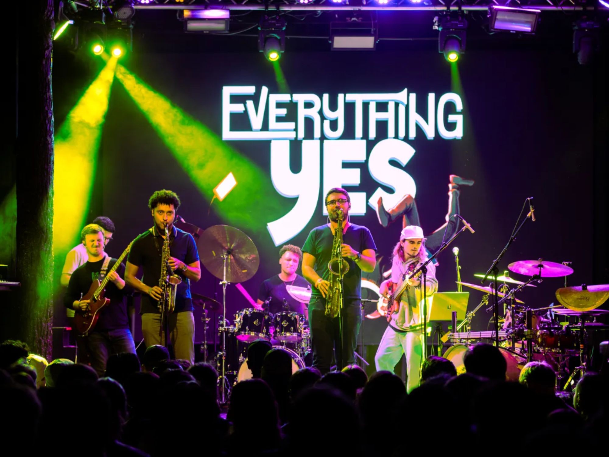 The musicians of Everything Yes in the image Jamboree uses for the 22 October show