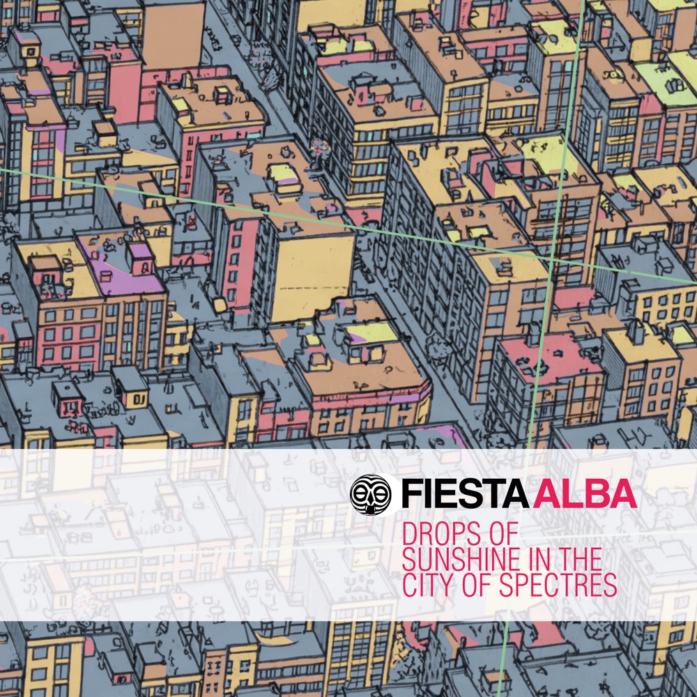 Portada de «Drops of Sunshine in the City of Spectres», de Fiesta Alba