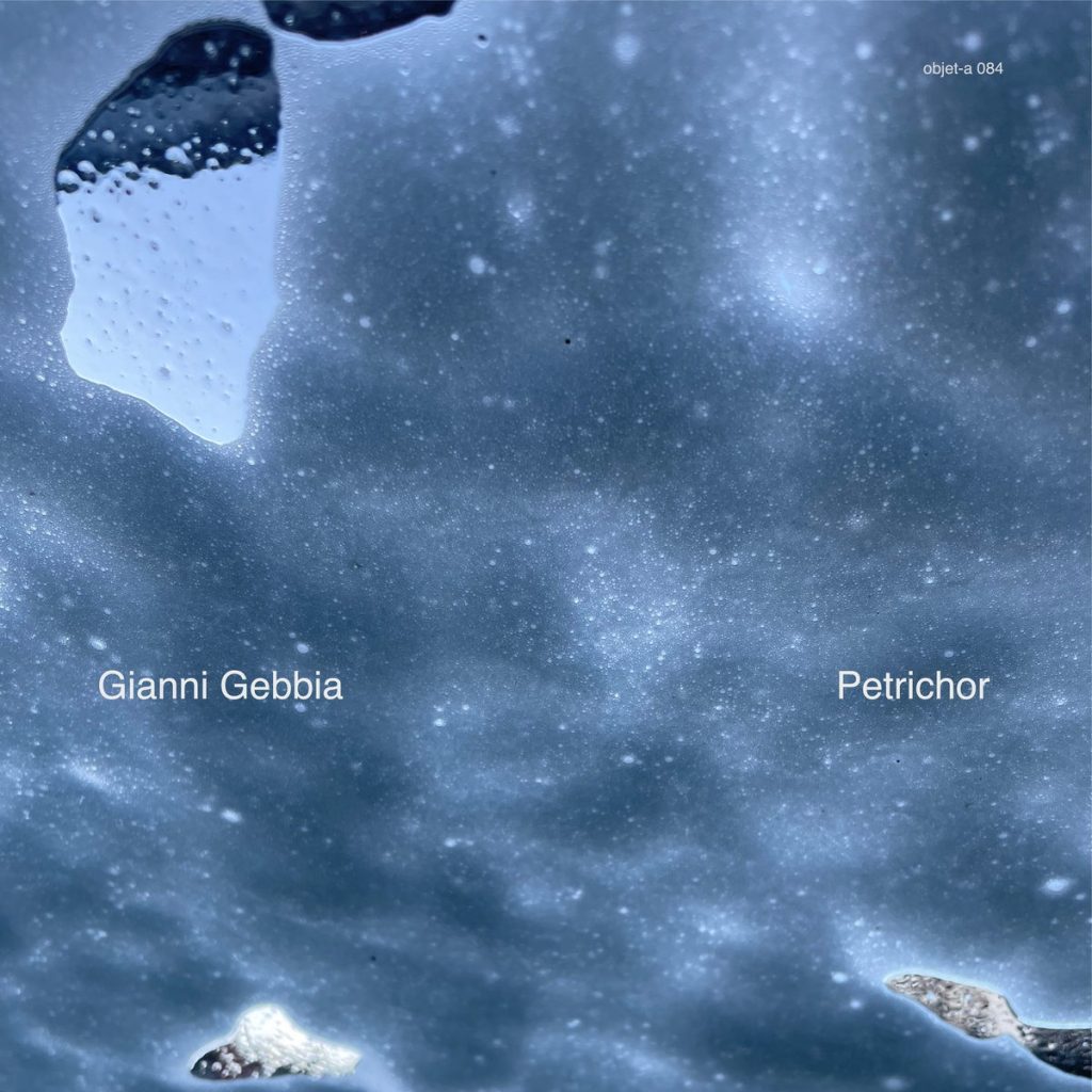 Portada de «Petrichor», de Gianni Gebbia