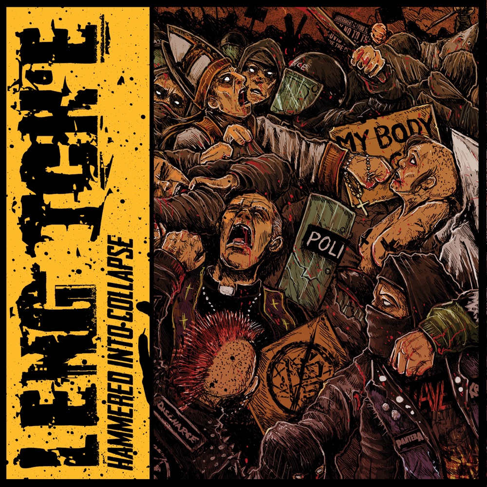 Cover of “Hammered Into Collapse”, by Leng Tch’e