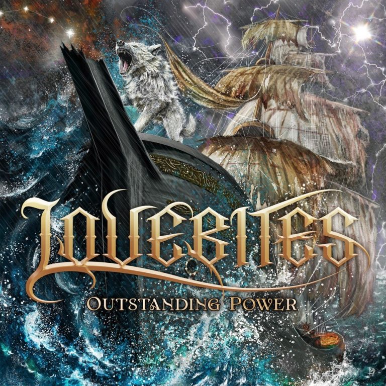 Portada d'«Outstanding Power», el cinquè disc de Lovebites, publicat el 18 de febrer del 2026 per Victor i Napalm Records