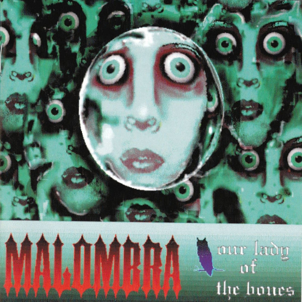 Portada d'«Our Lady of the Bones», de Malombra, el disc que Black Widow Records va editar el 1996 i que ha recuperat en digital l'octubre del 2026