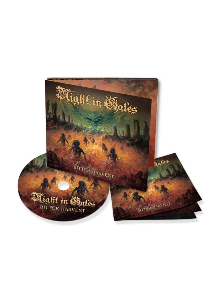 Portada de «Bitter Harvest» de Night In Gales, pintada per Paolo Girardi, a l'edició en digipak