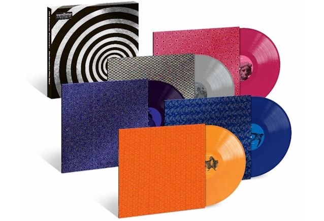 La caixa de cinc vinils de «The Aeroplane Flies High» de The Smashing Pumpkins que UMe publica el desembre