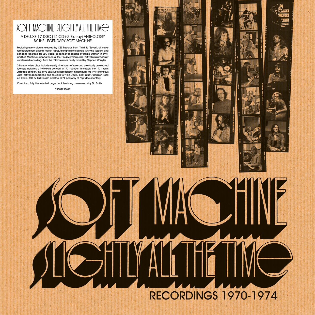 Portada de «Slightly All The Time: Recordings 1970-1974», de Soft Machine
