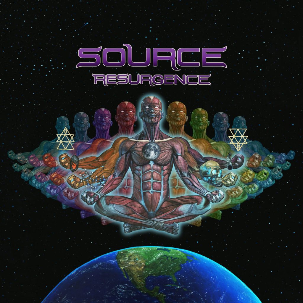 Portada de «Resurgence», el cinquè disc del trio nord-americà Source, previst per al 15 de gener del 2027