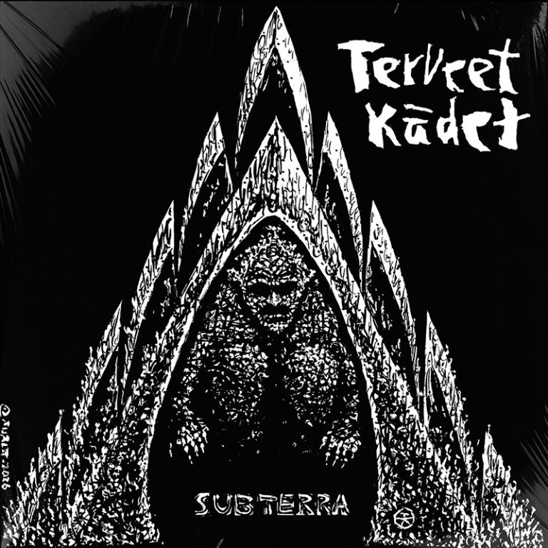 Portada en blanc i negre de «Subterra», dels Terveet Kädet, que Svart Records publica el 5 de febrer del 2027