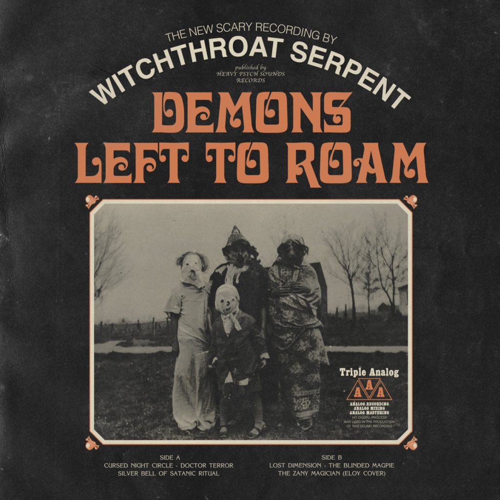 Portada de «Demons Left To Roam», de Witchthroat Serpent