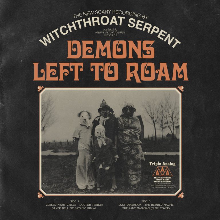 Portada de «Demons Left To Roam», de Witchthroat Serpent